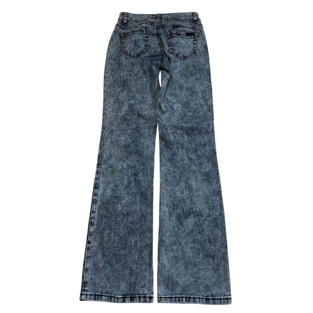DG2 by Diane Gilman Acid Wash Jeans Size 2 Bootcut Zip Front 5 Pockets Denim NEW - Picture 12 of 12